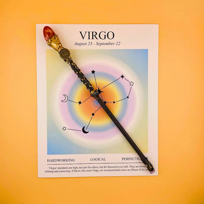 Zodiac Crystal Magic Wand