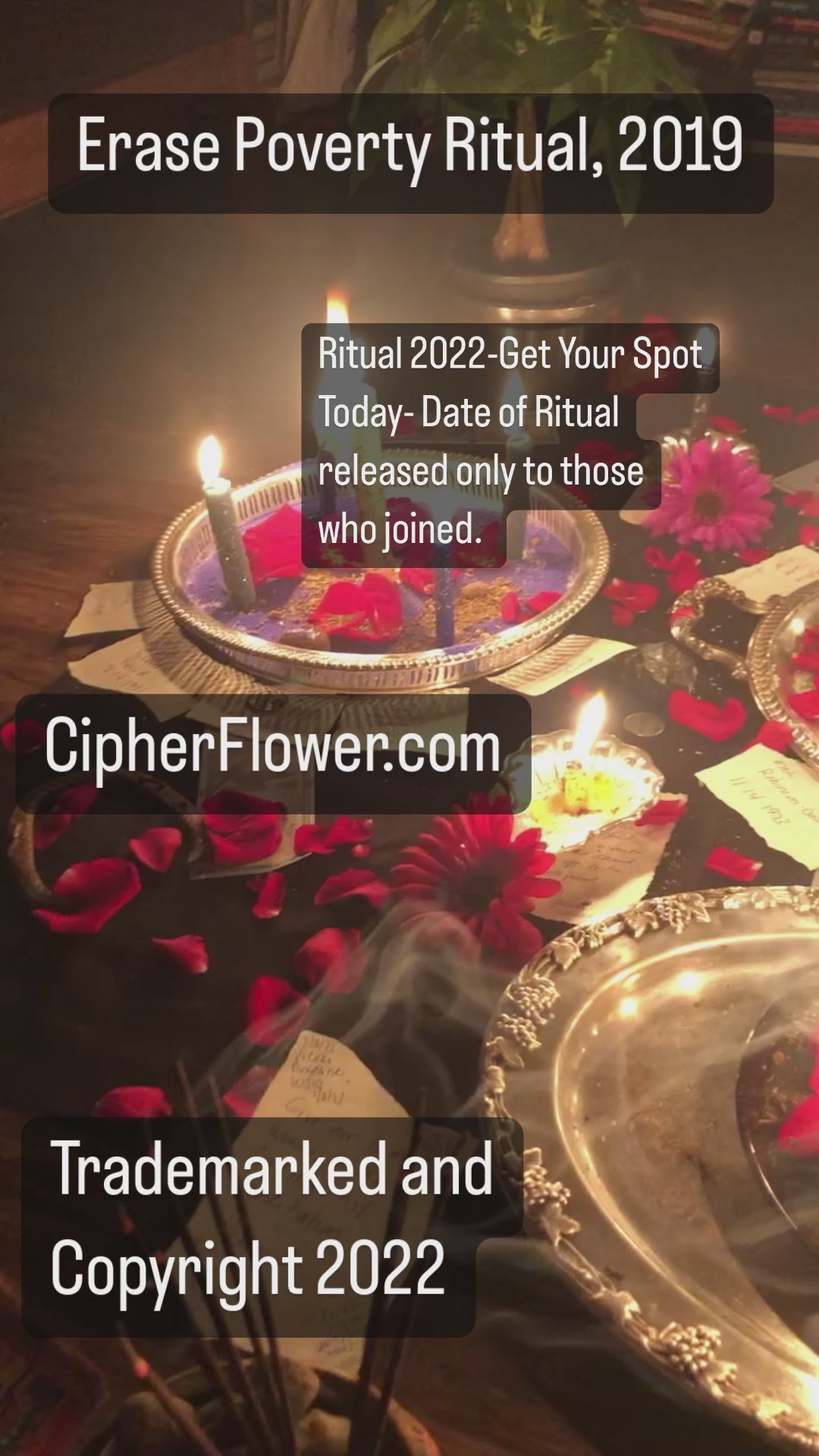 Erase Poverty Ritual – Cipher Flower