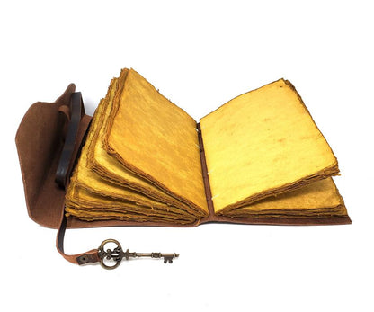 Leather Journal with Key