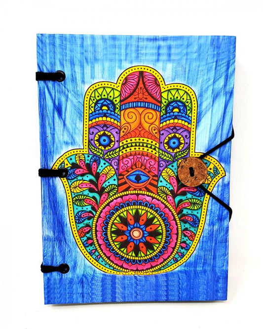 Hamsa Hand Printed Hardcover Journal 5x7