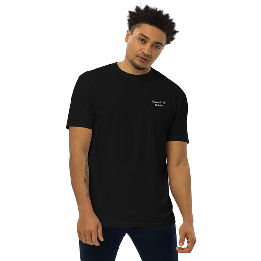 Powered By Elohim Men’s premium heavyweight tee